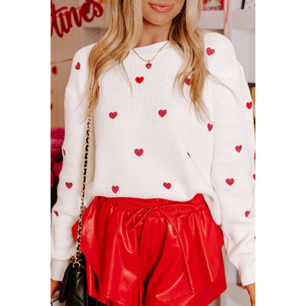 Heart Spotted Sweater
